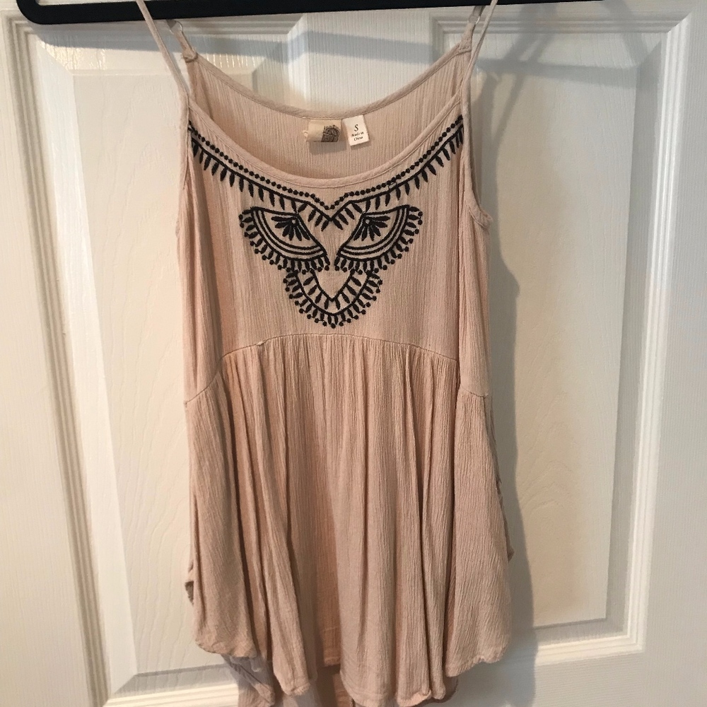 Spaghetti strap tank top
